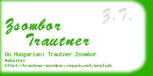 zsombor trautner business card